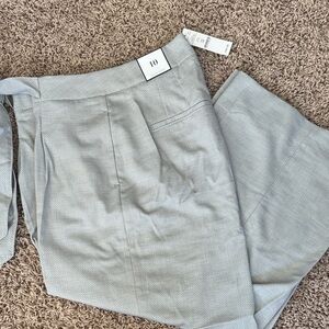White House Black Market Gray Ankle Pants
